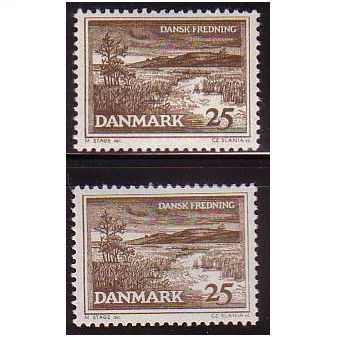 1964 Denmark Sc# 414 (2v.) Mint NH - Landscape pln & fl. paper 25o