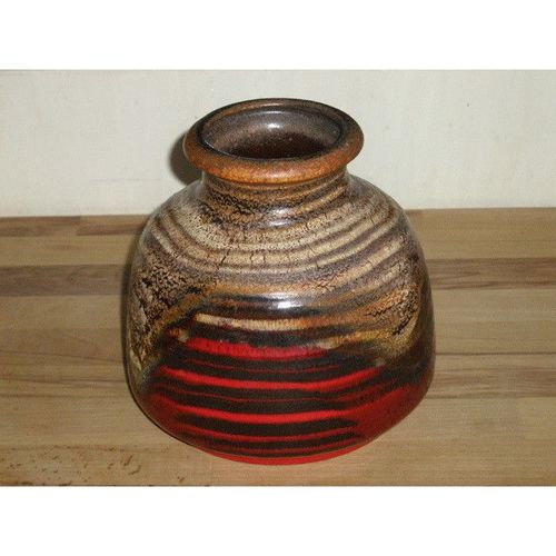 Large West German Scheurich - Keramik Retro Art Pottery Fat Lava Vase