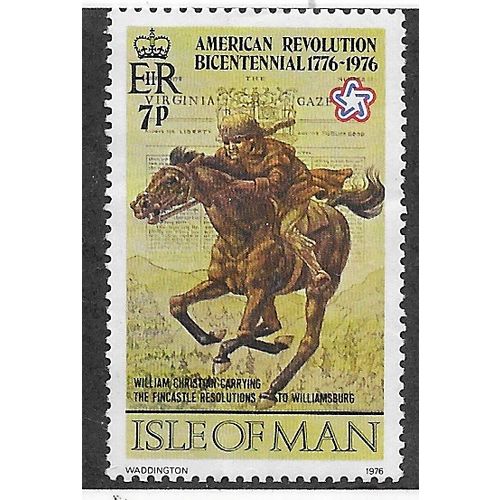 IOM 1976 7P 'AMERICA BICENTENNIAL' FINE USED (EBID54-742)