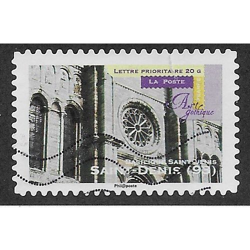 FRA 2011 (58c) 'GOTHIC ART - SAINT-DENIS 93' FINE USED (EBID56-618)