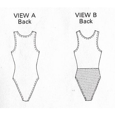 Kwik Sew 1680 Sewing Pattern Misses Leotards Size XS S M L Uncut Ca. 1987