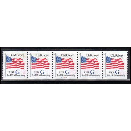 Used 2890 32c G Old Glory Very Fine PNC 11314/5 PA3302
