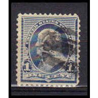 Used 219 1c Benjamin Franklin Fine RA0621