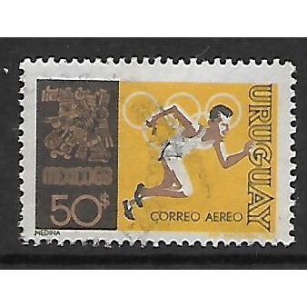 URUGUAY 1969 OLYMPIC GAMES 50p RUNNING SG 1388 FINE USED#