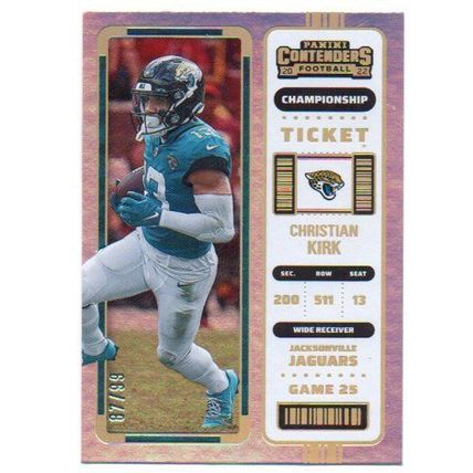 CHAMPIONSHIP TICKET CHRISTIAN KIRK #/99 REFRACTOR