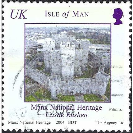 ISLE OF MAN, Castle Rushen, white 2009, UK