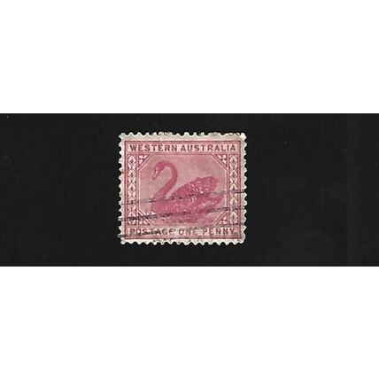 AUSTRALIA STAMP - 1d - WESTERN AUSTRALIA. #AUS/24.