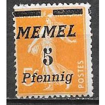 Memel N° 45 YVERT OBLITERE ( USED )