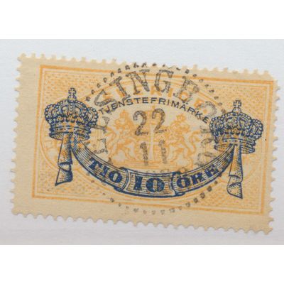 Sweden Stamp Scott #O27, Used, Helsingborg Cancel
