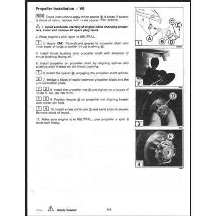 Johnson 90 Thru 115 90° CV Outboard Motor Service Manual 1996 507267 PDF