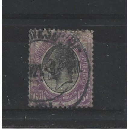 SouthAfrica.SG11 6d Black and Violet.Fine Used.Aug25d