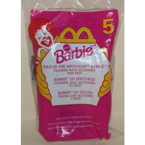 2000 McDonalds Barbie #5 Solo in the Spotlight Barbie Mint in Package