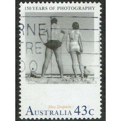 Australia 1991 150 Years of Photography 43c Black Brown and Blue SG1291 GU