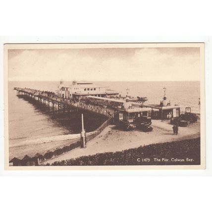 The Pier Colwyn Bay Postcard C1473