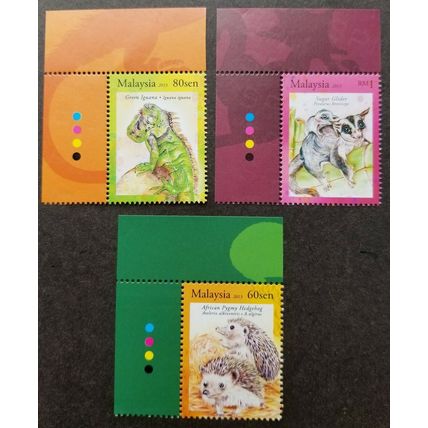Exotic Pets Malaysia 2013 Animal Hedgehog Glider (stamp color) MNH