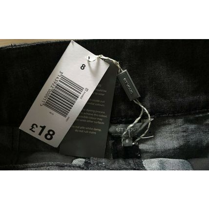 New with Tags ET VOUS MATALAN Size 8 Blue Denim SKIRT