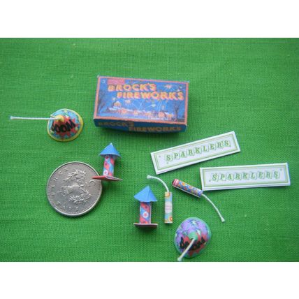 'Brock's Fireworks' non-working 1:12th scale miniature