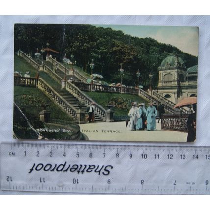 1914 Postcard Scarboro' Spa, Italian Terrace
