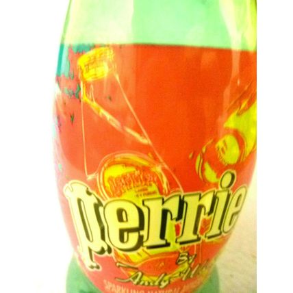 ANDY WARHOL DESIGNED AND ILLUSTRATED PERRIER WATER BOTTLE