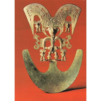Popayan Antropomorfo De Popayan Columbia Gold Museum Postcard