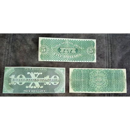 High quality COPIES with W/M United States banknotes 1861-1863 y. FREE SHIPPING