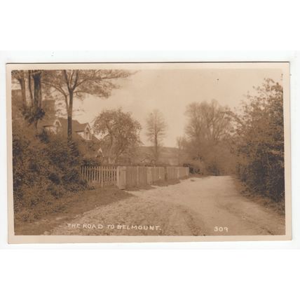 The Road to Belmount Postcard Middlesex Publisher Hebblewhite Wealdstone