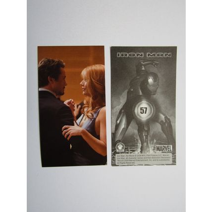 Marvel - Iron Man The Movie 2008 - Preziosi Sticker Drop-down Choice (e18)