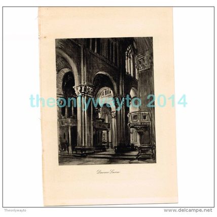 DUOMO, LUCCA, ITALY, BOOK ILLUSTRATION/PRINT, 1904
