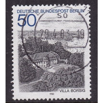 Berlin 1982 Villa Borsig 50pf Fine Used SG B647 VGC