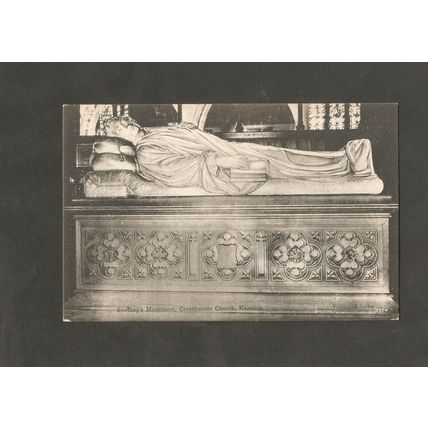 Postcard Crosthwaite Keswick Cumbria Southeys Monument