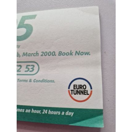 VINTAGE EURO TUNNEL STICKY PAD