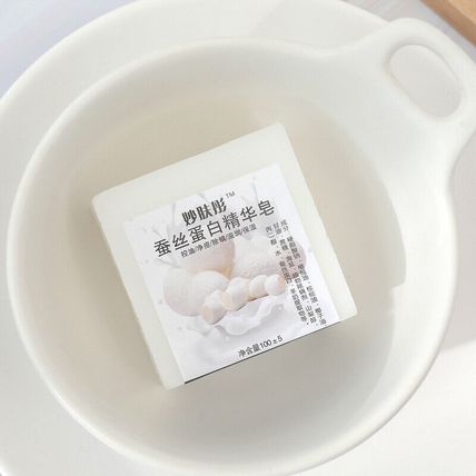 Silk Brushed Sea Salt Goat Milk Anti-mite Handmade Cleansing Soap Israel Salt