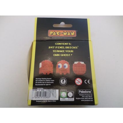 Paladone - NAMCO - PAC MAN - Red Ghost - Pixel Bricks - NEW /Boxed / Sealed