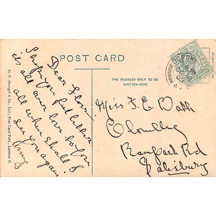 Stinsford Church, Dorchseter : Stengel postcard E38399 pu 1903