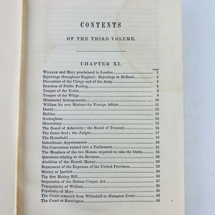 Lord Thomas Babington Macaulay History of England Volume III Hardcover Book 1898