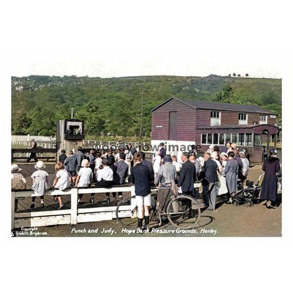 ptc2350 - Yorks. - "Punch & Judy" Hope Bank Pleasure Grounds, Honley - print 6x4