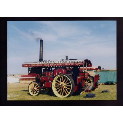 tz0338 - Foster Showmen's Traction Engine 14564 "Victoria" J.Swingler. photo 7x5