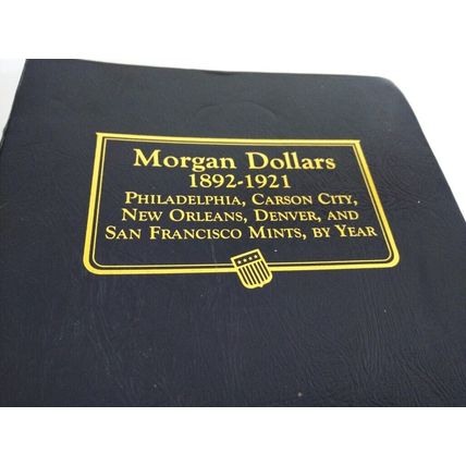 Whitman's Hardcover Morgan Silver Dollars Coin Album Book Vol. 2 1892-1921