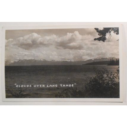 Lake Tahoe : 3 RPPC Antique Photo Postcards lot