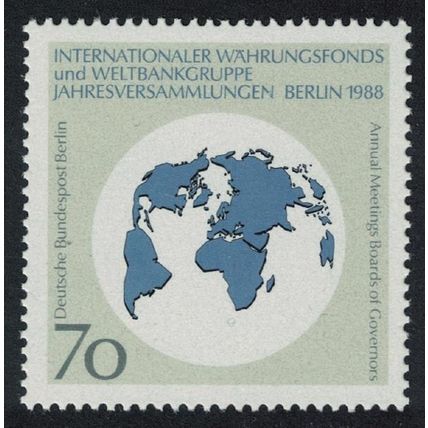 Berlin Intl Monetary Fund 1988 MNH SG#B809