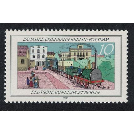 Berlin 150th Anniversary of Berlin-Potsdam Railway 1988 MNH SG#B810