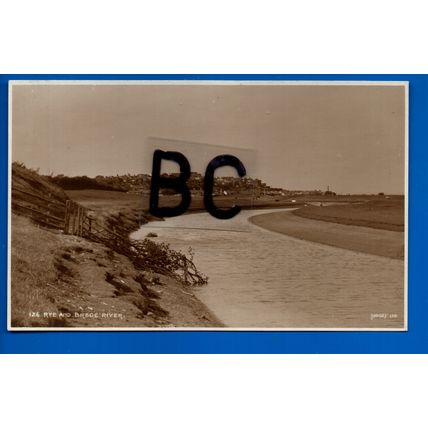Judges Rp Postcard Rye & Brede River Sussex Nr Camber Winchelsea Playden