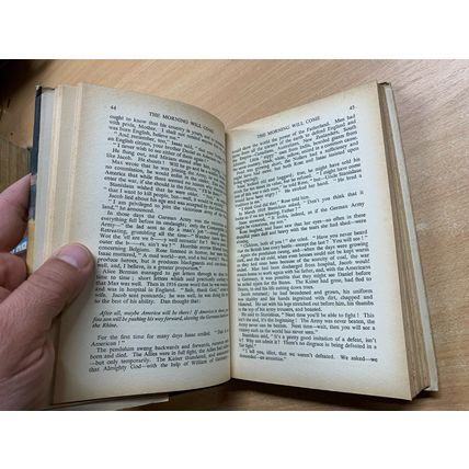 VINTAGE NAOMI JACOB "THE MORNING WILL COME" FICTION HARDBACK BOOK (P3)