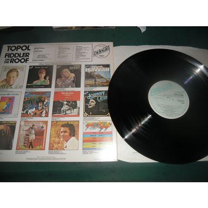 TOPOL LP - FIDDLER ON THE ROOF (ORIGINAL LONDON PRODUCTION)