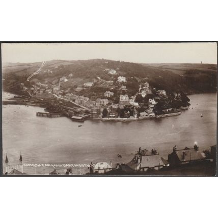 Kingswear from Dartmouth, Devon, 1922 - Chapman & Son RP Postcard