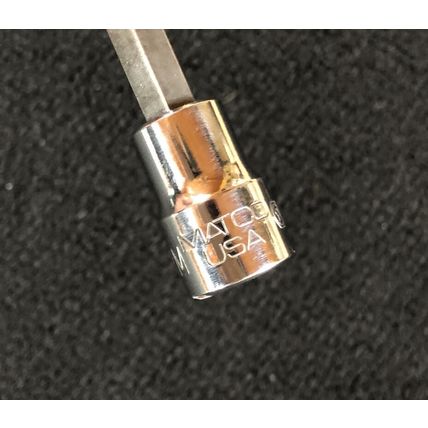 Matco 8mm Triple Square Long Deep Socket Bit BQL8M2 3/8" Drive Clean!