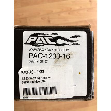 PAC Racing PAC-1233-16 1.025 Valve Springs Ovate Beehive Quantity 16