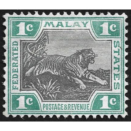 FMS 1900 1c Blk & Grn Sc#18 SG#15 MintNoGum @T497