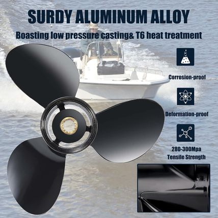 OEM Upgrade 12 1/4X15 OEM #778774 Aluminum Boat Propeller Fit BRP Johnson Evinru