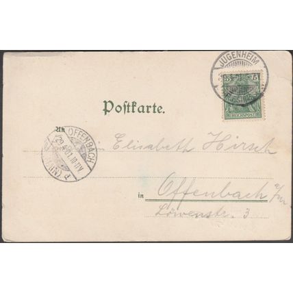 Gruss vom Felsberg, 1901 - Lautz & Isenbeck AK